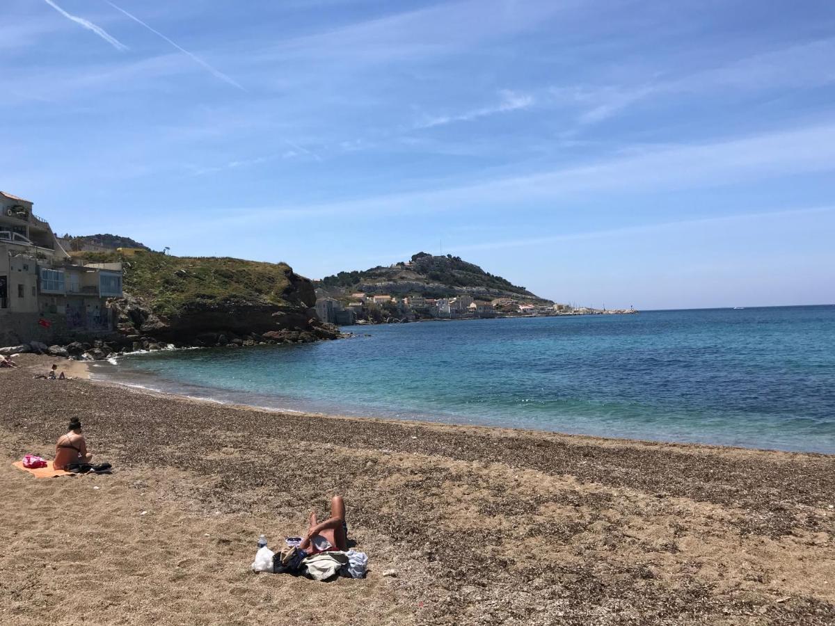 Le Cabanon Bleu Sur La Plage 马赛 外观 照片